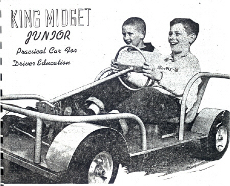 Two Boys riding a King Midget Junior